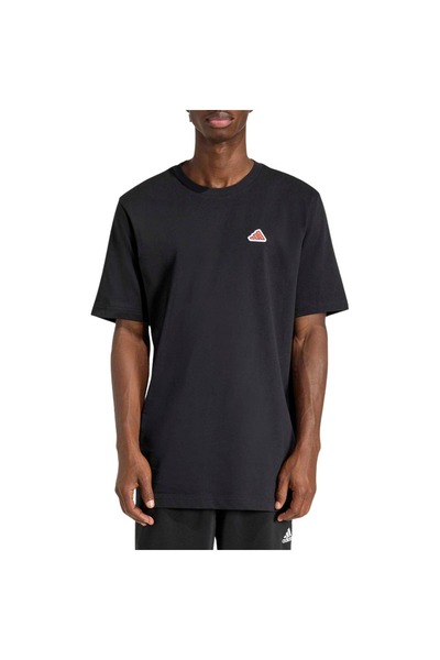 Adidas Sportswear ADIDAS Μπλουζάκι με Γραφικό Σχέδιο Εικονιδίων Χρωμάτων Μαύρο S