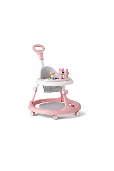 Mixbo Premergător roz pentru bebeluși cu mâner reglabil Mixbo, model ursuleț ...