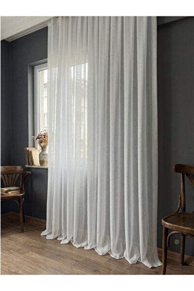 Bamboo Tulle Curtain Tight Pleated Heavy Weight Dense Textured Iron Free Suitable for Every Room