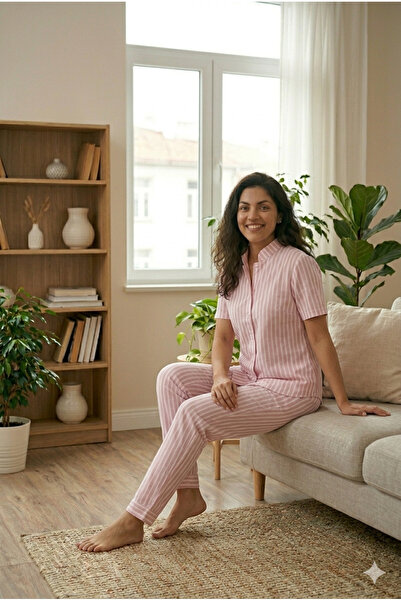 LXL ΓΥΝΑΙΚΕΙΟ ΣΕΤ ΠΙΤΖΑΜΑΣ ΜΕ ΠΟΥΚΑΜΙΣΟ, ΣΕΤ ΔΥΟ ΤΕΜΑΧΙΩΝ, ΣΕΤ ΜΕ ΠΑΝΤΕΛΟΝΙ Κ...