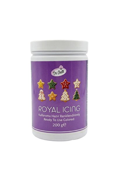 Dr. Gusto Royal Icing Mor 200 GR – Hazır Kurabiye ve Pasta Süsleme Kreması