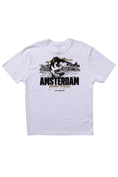 Salty Crew Αμστερνταμ Αστικοί Ψαράδες Μπλουζάκι Λευκό L