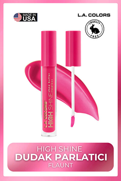 L.A Colors High Shine Dudak Parlatıcı - Uzun Süre Kalıcı Kristal Işıltılı Lip...