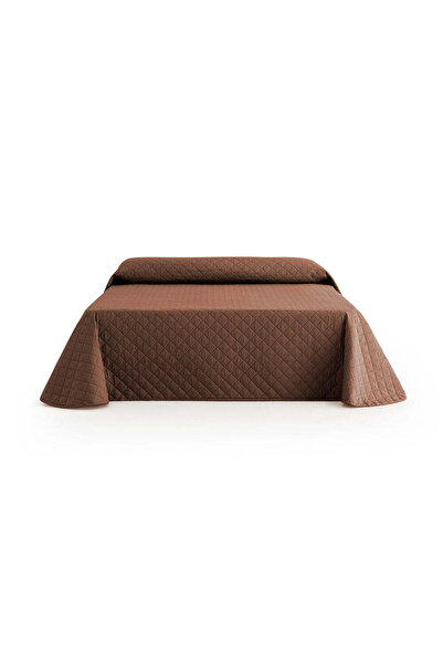 Sofazip Cuvertură pat matlasată Sofazip, culoare maro 250 x 270 cm