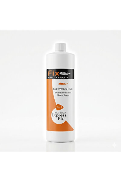 Fix Nano Keratin Cream 1000 ml - Isı ile Aktive Olan Profesyonel Saç Bakım ve Pürüzsüzleştirici