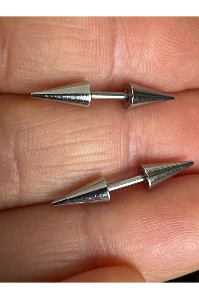 Bylin Cerrahi Çelik Spayk Uçlu Piercing Takısı /Bridge Barbell, Large Spiked,...