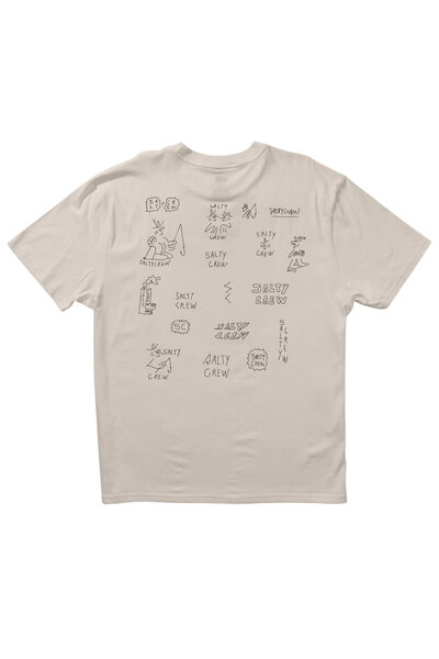 Salty Crew X LB REEL TEE ΕΚΡΑΤΗΜΕΝΟ ΛΕΥΚΟ XL
