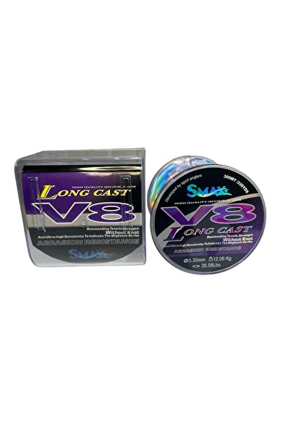 Smax Fir Monofilament V8 Long Cast Mov 0.26mm 9.34kg 300m – Fir Crap Long Cas...