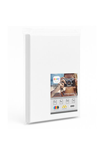 qolor Profesyonel Parlak Fotoğraf Kağıdı 260gsm 50yp - A3