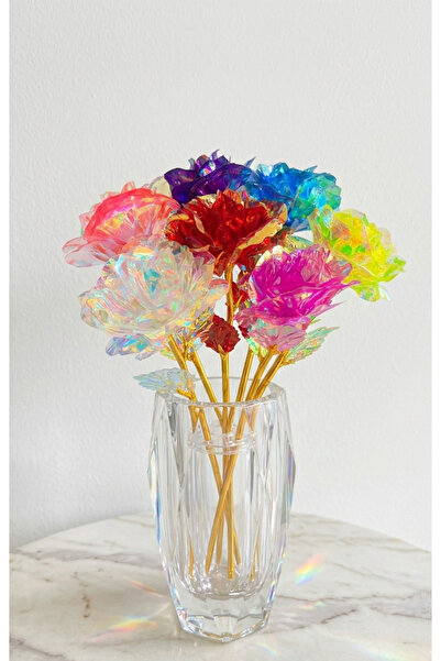 YASİMA 7 ΤΕΜΑΧΙΑ ΠΟΛΥΧΡΩΜΑ ΤΡΙΑΝΤΑΦΥΛΛΑ ΑΙΩΝΙΑΣ ΕΙΔΥΣΗΣ ΜΕ ΟΛΟΓΡΑΜΜΑ ΕΙΔΙΚΗΣ ...