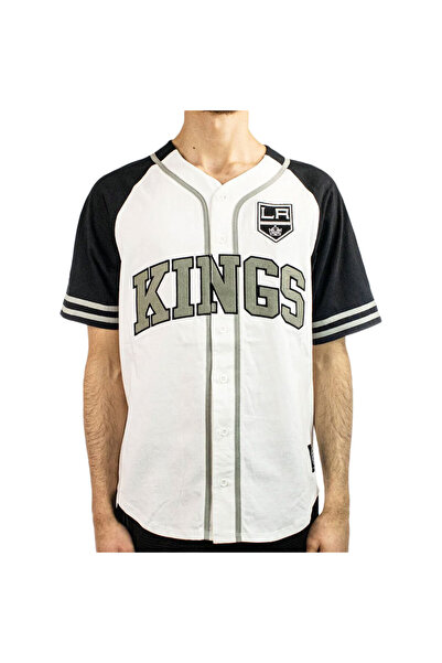 Mitchell & Ness ΦΑΝΕΛΑ ΠΡΟΠΟΝΗΣΗΣ ΛΑ ΚΙΝΓΚΣ ΜΕ ΚΟΥΜΠΙΑ ΜΠΡΟΣΤΑ ΛΕΥΚΗ Λ