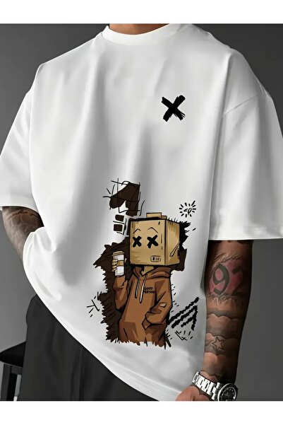 H&GHAMLEGİYİM Μπλουζάκι με στάμπα. Κοντομάνικο καλοκαιρινό & ανοιξιάτικο casu...