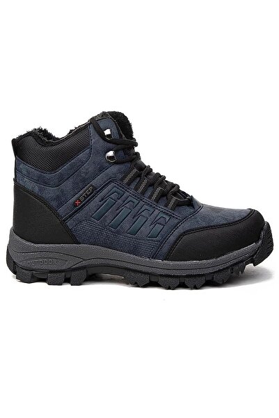 Bluefeet Xsp Navy Blue Outdoor Fur Men's Winter Boots Shoes