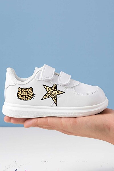 amazoondesing Pantofi sport pentru fete cu imprimeu Leopard Helo Cats Sweet, ...