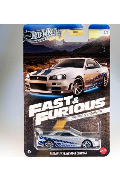 HOT WHEELS Γρήγοροι και Αντιστατικοί Μπράιαν Ο'Κόνερ Νίσσαν Σκάιλαϊν GTR BNR 34