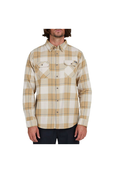 Salty Crew ΠΡΩΤΗ ΦΑΝΕΛΕΔΑ ΠΟΥΚΑΜΙΣΑΝΤΡΑ " (First Light Flannel Shirt) - This ...