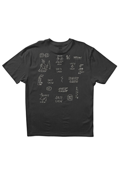 Salty Crew X LB REEL TEE ΠΥΡΑΤΙΝΟ ΜΑΥΡΟ M