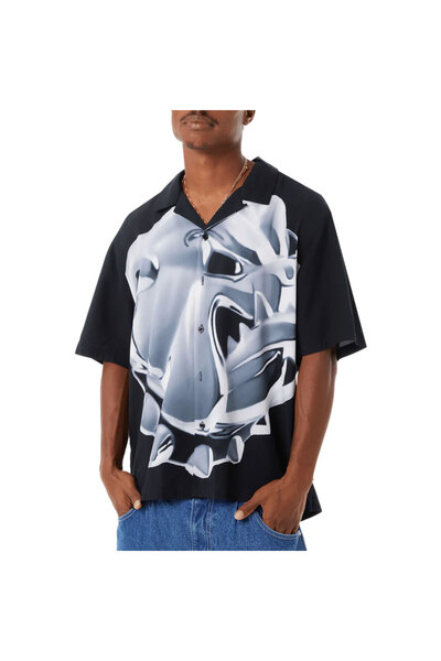 HUF Μπλουζάκι Θέρετρου BIG DAWG Μαύρο L