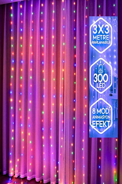 Tor Store 300 Ledli Kumandalı Animasyonlu Usb Led Işık RGB Aydınlatma Parti D...