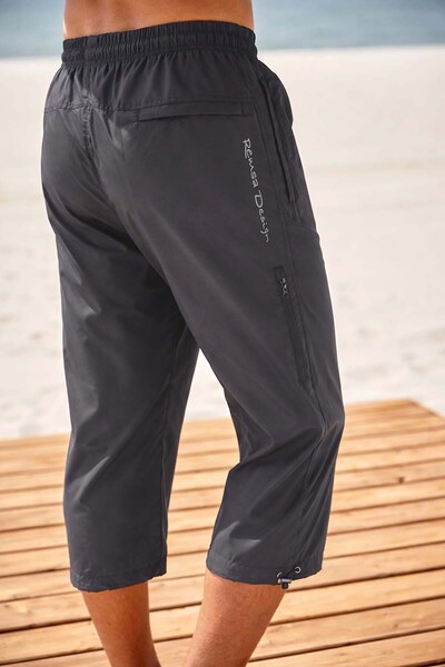 Remsa Mayo Remsa Men's Pool Sea Long Capri Shorts Swimwear Rks-01 Anthracite