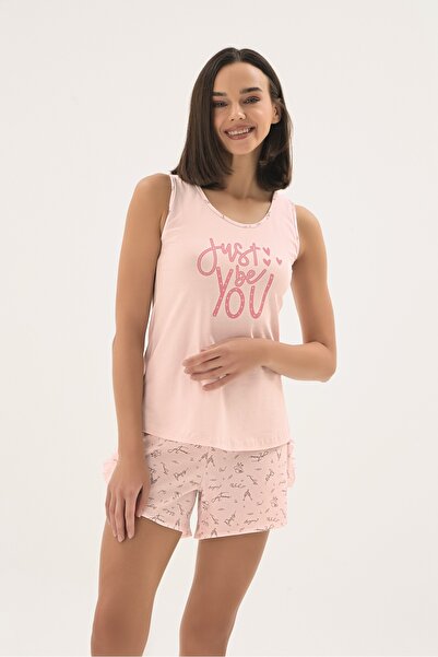 Sevim 17657 Women's Printed Shorts Set