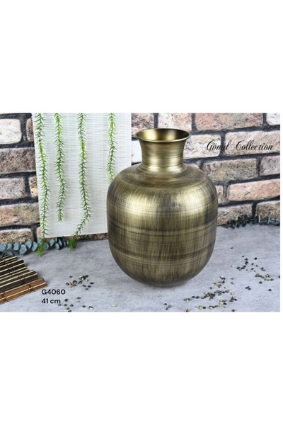 GÖNÜL MUTFAK Metal Vazo 28x41 cm