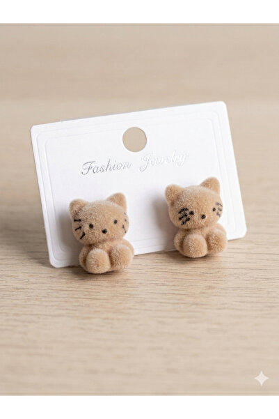 synshop Hello Kitty Earrings New Season Trend Luxury First Quality Feathered ...