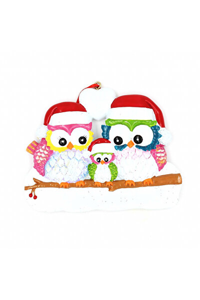 Gift Design Decorațiune magnetică, multicoloră - Familia Bufnițelor