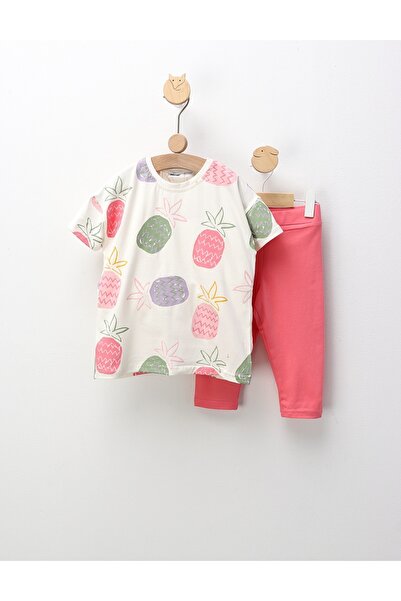 MiniKids Καλοκαιρινό σετ, Ανανάς, με ροζ