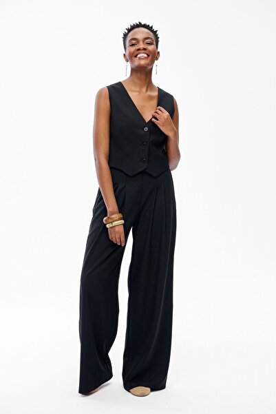 Blue Shadow Pantaloni de damă Marietta Negru 42