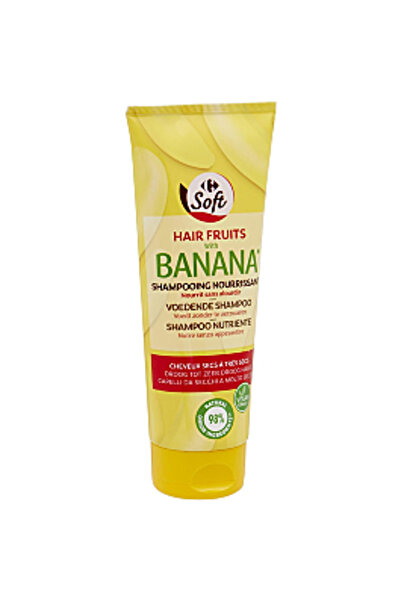 Carrefour Soft Șampon nutritiv cu extract de banană și fructe Carrefour Soft,...