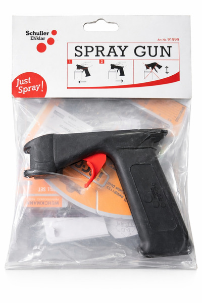 Schuller Ehklar Πιστόλι βαφής αεροζόλ, Εργονομική λαβή ψεκασμού, Καθολικό