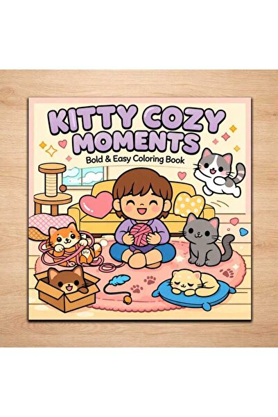 OBRO Βιβλίο Ζωγραφικής για Παιδιά: Γάτες & Γατάκια – 20 Μεγάλα Εύκολα στο Χρω...