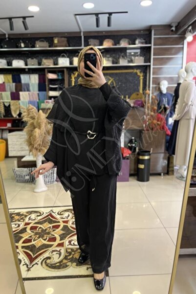 HUMEYRA Chiffon Top Suit