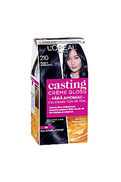 L'oreal Paris Casting Creme Gloss Vopsea de păr semi-permanentă 210 Negru Alb...