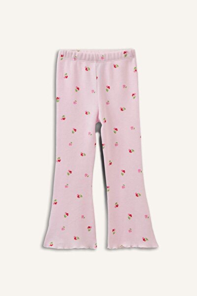 DeFacto Κολάν βάφλας με στάμπα φρούτων για κοριτσάκι H3006A526SP