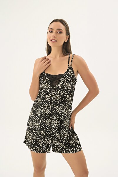 Sevim 17619 Women's Thin Strap Shorts Set