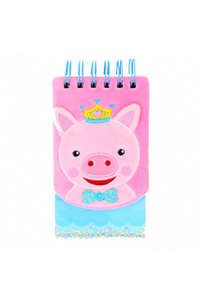 Gift Design Τετράδιο, ροζ/μπλε, 3D, Γουρουνάκι, 120 σελίδες