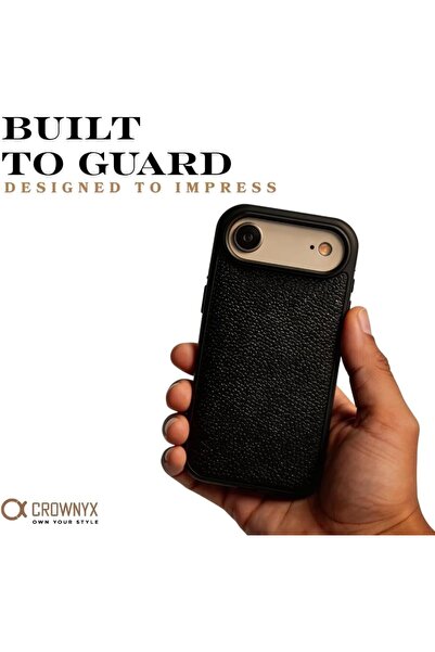 CROWNYX Regal Leather Case for iPhone 17 Air