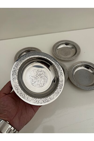 Sebe HOME Stainless Steel 5-Piece Appetizer Plate Snack Tray 15 cm