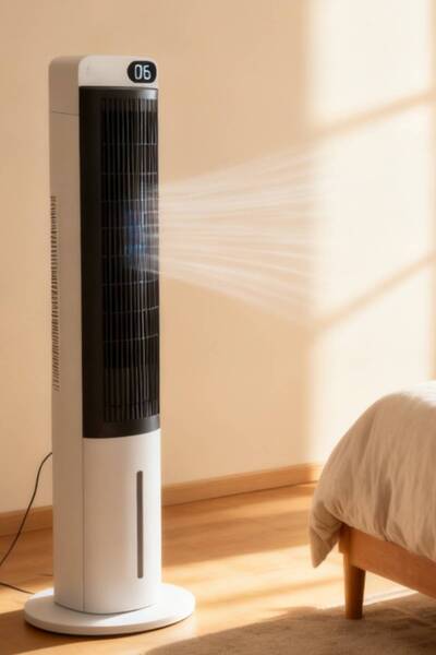Light Nova 70W Uzaktan Kumandalı Buzlu Kule Vantilatör Fan Zaman Ayarlı