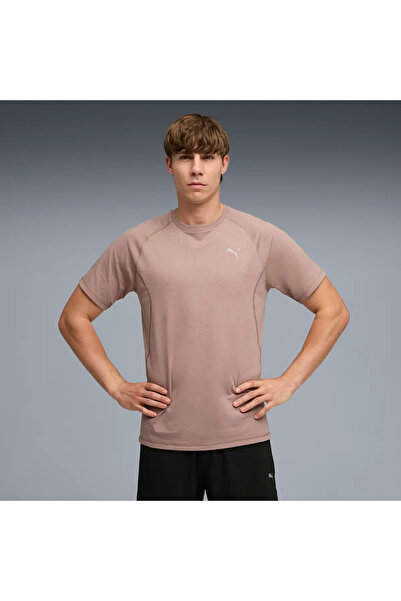 Puma RUN VELOCITY TEE ΤΡΙΠΛΗΣ ΣΥΝΘΕΣΗΣ Μπεζ Ανδρικό T-Shirt