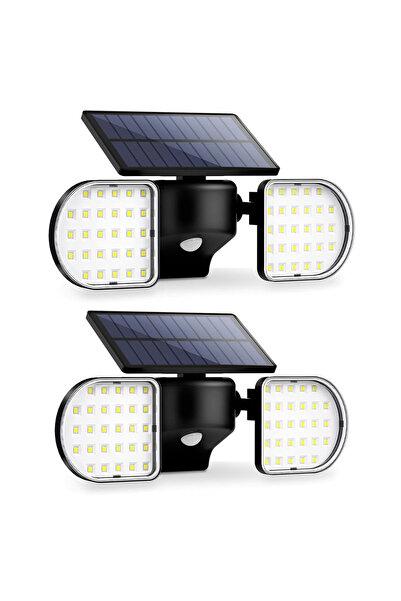LEDIGANT Set de 2 lămpi solare duble cu senzor, 360 °   iluminat, IP65