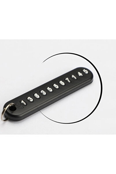 Generic Brand Mini Keychain, Multi-Purpose Number Marker for Bag, Car (5545)