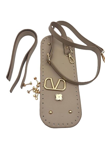 angel çanta aksesuar Σετ κατασκευής τσάντας μάρκας V σε μπεζ χρώμα