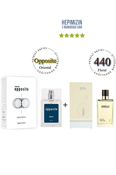 Bargello Opposite + 440 Erkek / Kadın Parfüm Edp 50 ml Oriental / Floral - Mn...