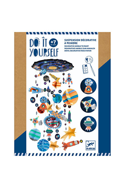 djeco Kit de decorare mobilier DIY Sistemul Solar