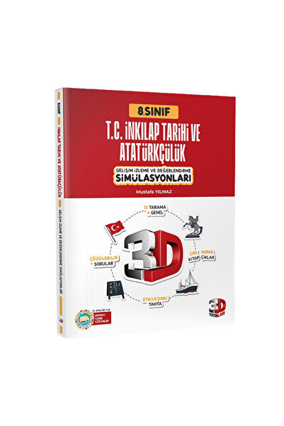 3D Yayınları 8. Sınıf İnkılap Tarihi Denemeleri