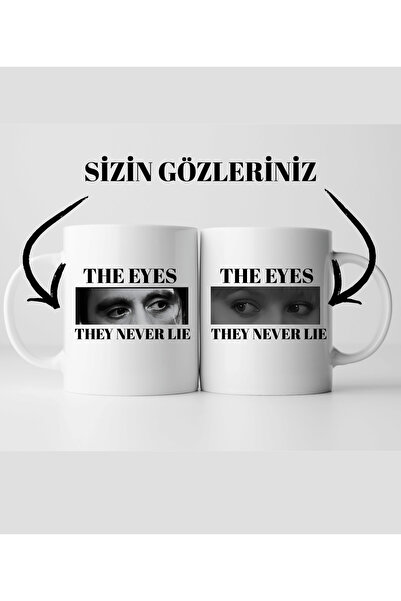 Teknograf Göz Tasarımlı Sevgili Kupası - Kişiye Özel Fotoğraf Baskılı 325 ml ...