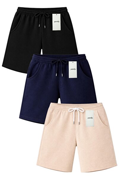 pandy 3-Pack Full-Fit Unisex Basic Shorts